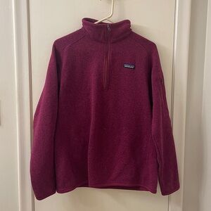 Women’s Patagonia Better Sweater - L - Dark Pink
